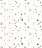 MADEMOISELLE - Papier peint enfant - Motif fleurs de mai